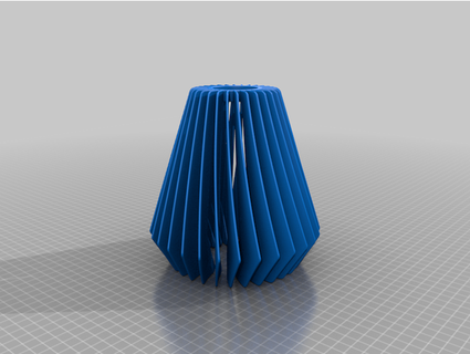luminária sombra turbina e27 abajur Twiggi 3d print model - Mito3D