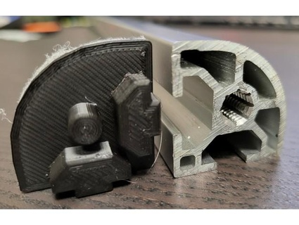 3030 aluminum extrusion round endcap intelli 3d print model - Mito3D