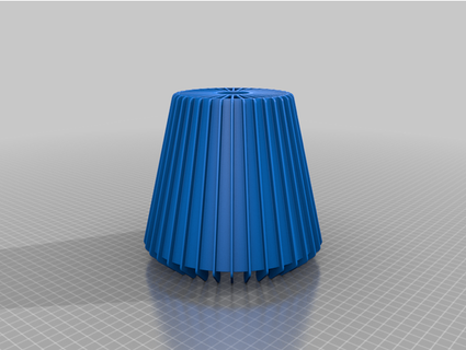 lamela luminária lâmpada barbatana e27 Twiggi 3d print model - Mito3D