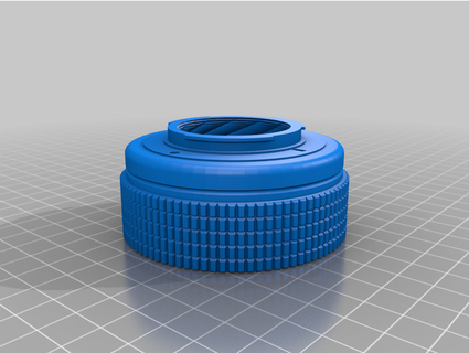 progress testing pentacon six - nikon f adapter -38 lens dmitribatulin 3d print model - Mito3D