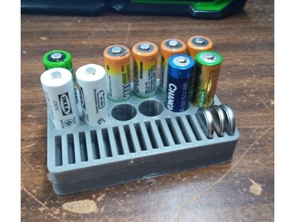 aa batteries holder pabloid 3d print model - Mito3D