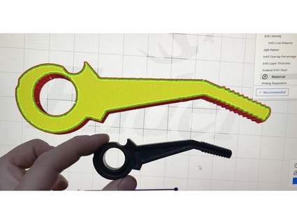 vinilo cortador abrazadera encargarse Morfeo 101 3d print model - Mito3D