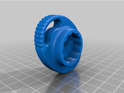 gdome thumbscrew tightener v2 3d print model - Mito3D