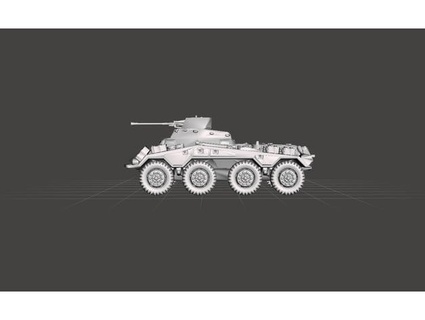 sdkfz 234 puma schwebelafette ambushcamo 3d print model - Mito3D
