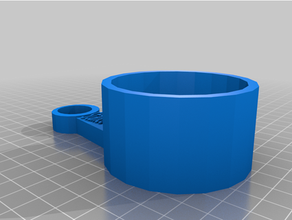 Karpfen Angeln Stange Hintern Tasse tänzerisch 3d print model - Mito3D