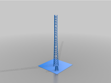 tower latice creator Klorok tembelliği 3d print model - Mito3D