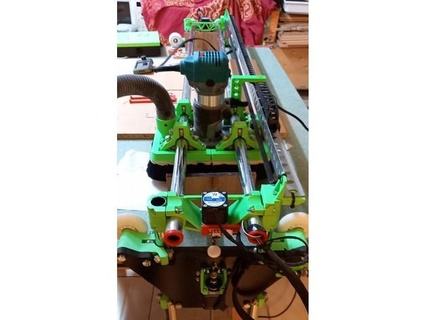 lowrider2 Kabel Kette montieren cnc tcatca 3d print model - Mito3D