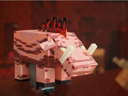 Minecraft hoglin cirulynik 3d print model - Mito3D