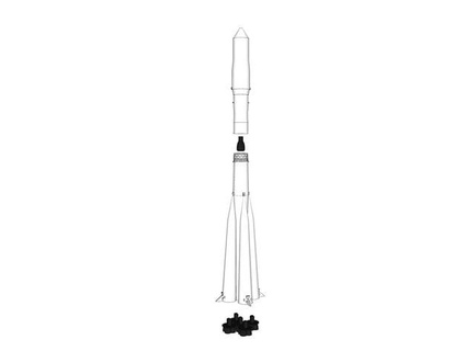 simple soyuz rocket toy rsds3d 3d print model - Mito3D