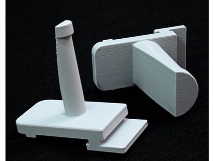 Guider 2 Filament Spule Inhaber petal3d 3d print model - Mito3D