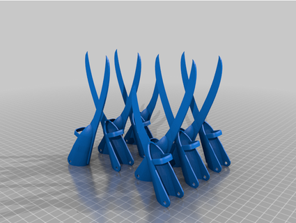 lame delle dita remixare mbkiel 3d print model - Mito3D