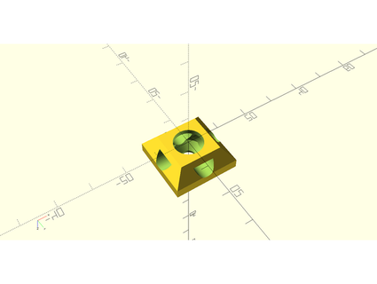 parameterized zip tie mount jodoll 3d print model - Mito3D