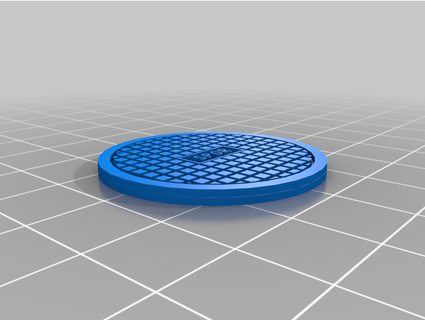 İtalyan kanalizasyon kapak örtmek kılıf tip 1 18 mikro perspektif 3d print model - Mito3D