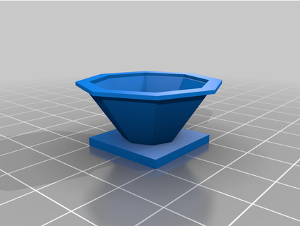 polish concrete flower pot 1 43 microperspective 3d print model - Mito3D
