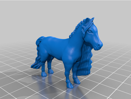 poney voyants cabane 3d print model - Mito3D