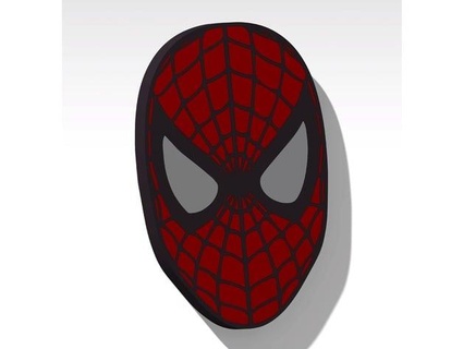 spiderman head 2s conception3d 3d print model - Mito3D