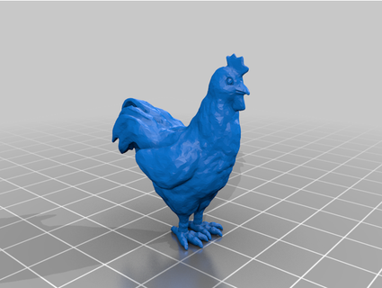 1 9 rooster priamcostumes 3d print model - Mito3D