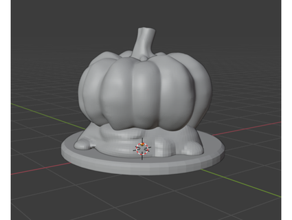 pumpkin statue theshadowswecarry 3d print model - Mito3D