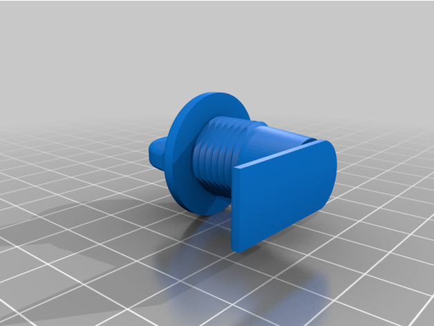 posta kutusu küçük kabine kilit anahtar delik antoin onurlandırıldı 3D print model - Mito3D