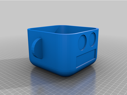 3d robot head storage container alexaldridge 3d print model - Mito3D