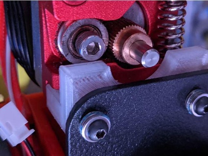 direct drive plate upgrade kit single gear extruder adaptor mace-man 3d print model - Mito3D