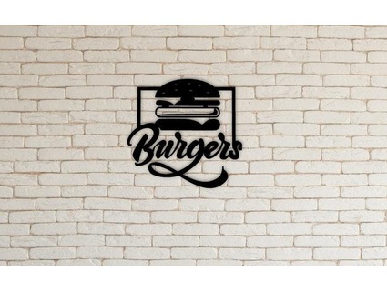 hamburger parete arte gcodeprintr 3d print model - Mito3D