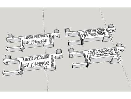 linea filtro din rotaia montare tronicgr 3d print model - Mito3D