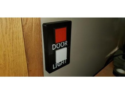 fnaf puerta ligero botón captpirateman 3d print model - Mito3D