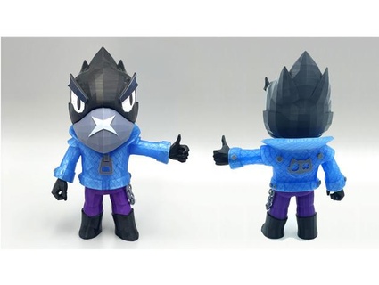 brawlstars cuervo personaje tuktak3d sotavento 3d print model - Mito3D