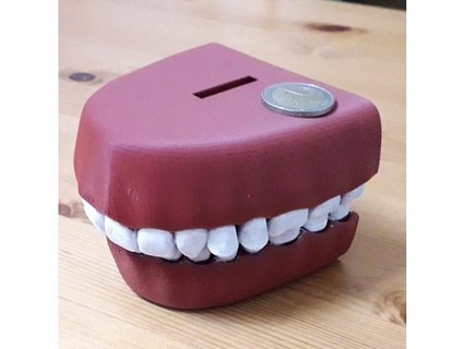 dental cerdito banco Dios malvado 3d print model - Mito3D