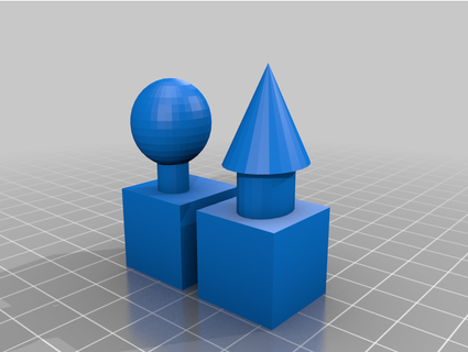 shape test 1 montegal 3d print model - Mito3D