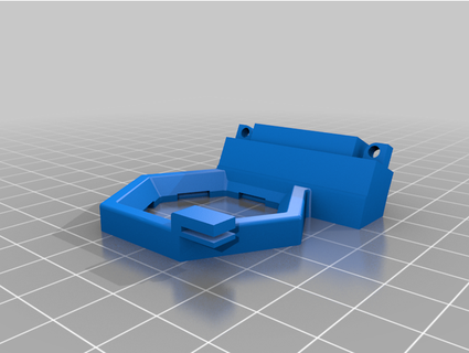 hex ring fan duct clip cr-6 se codac 3d print model - Mito3D