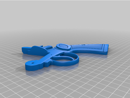 webley attraversare impugnature complet Thirald 3d print model - Mito3D