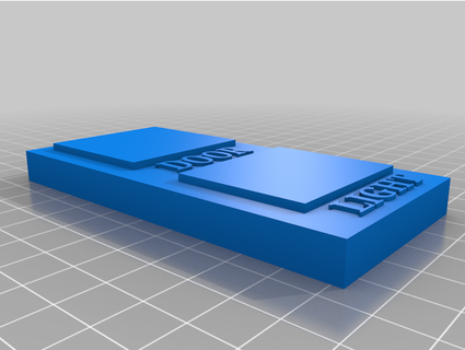 fnaf puerta ligero na4r 3d print model - Mito3D