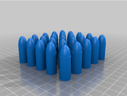 fixprice gun bullets sulfur key 3d print model - Mito3D