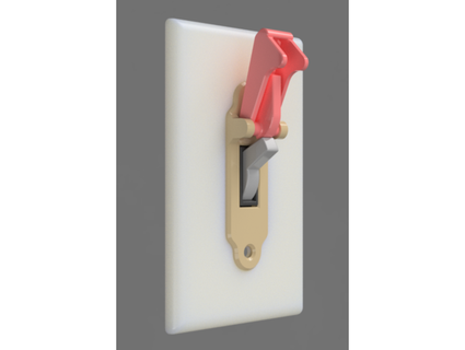 missile light switch cover kitlaan 3d print model - Mito3D