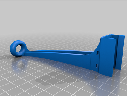 ender 3 voron postquemador filamento guía rail warpwookie 3d print model - Mito3D