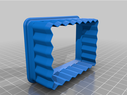 rectangle biscuit coupeur thomroll 3d print model - Mito3D