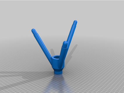 fisso stelo taglia Lego fiore clack 3d print model - Mito3D
