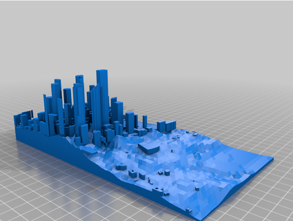 Kent Sydney şehir manzarası bean5085 3d print model - Mito3D