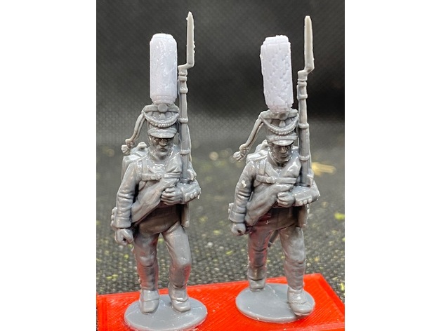 plumes 28mm 1809 russe grenadiers rickkimberley 3D print model - Mito3D