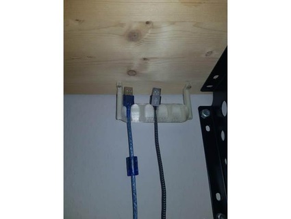Kabel Aufhänger kabel halterung Moorhuhn 3d print model - Mito3D