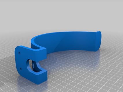high hat - hat wall mount egly2k  3d print model - Mito3D