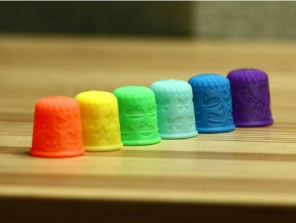 thimble - rainbow set bigovereasy 3d print model - Mito3D