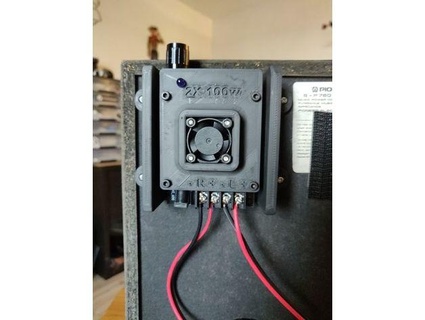 choisir 2x100 watts protecteur boîte ventilateur cole zombie 3d print model - Mito3D