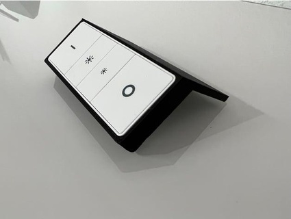 Philips Farbton Dimmer Schalter Desktop Halter Unterstützung geklebt Henna 3d print model - Mito3D