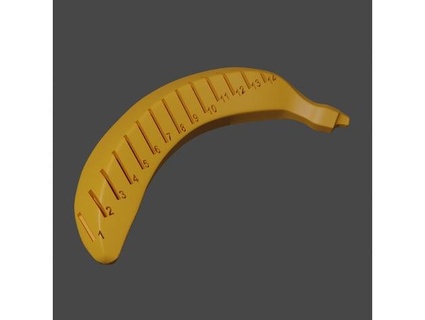 bkgcode - banana scale 3d print model - Mito3D