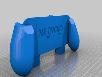 retorid pocket 2 2+ grip dylriogamer1985 3d print model - Mito3D