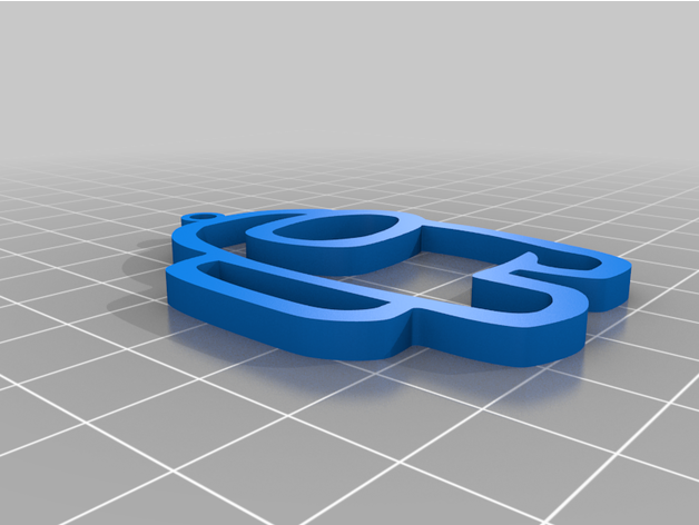 portachiavi cose 3D print model - Mito3D