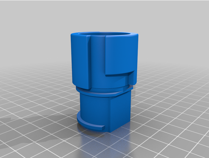 nerf maverick n-strike barrel attachment muzzle gemeneye 3d print model - Mito3D